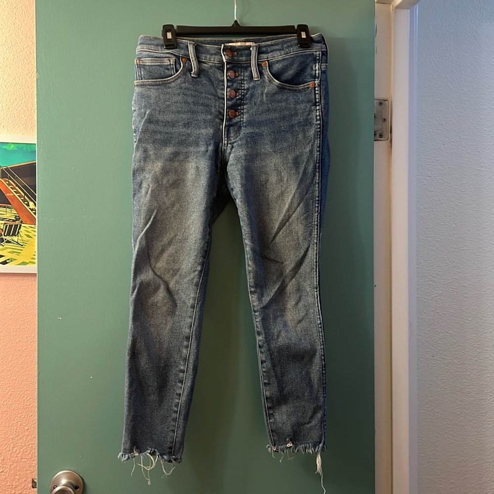 Madewell high rise skinny jeans size 28P